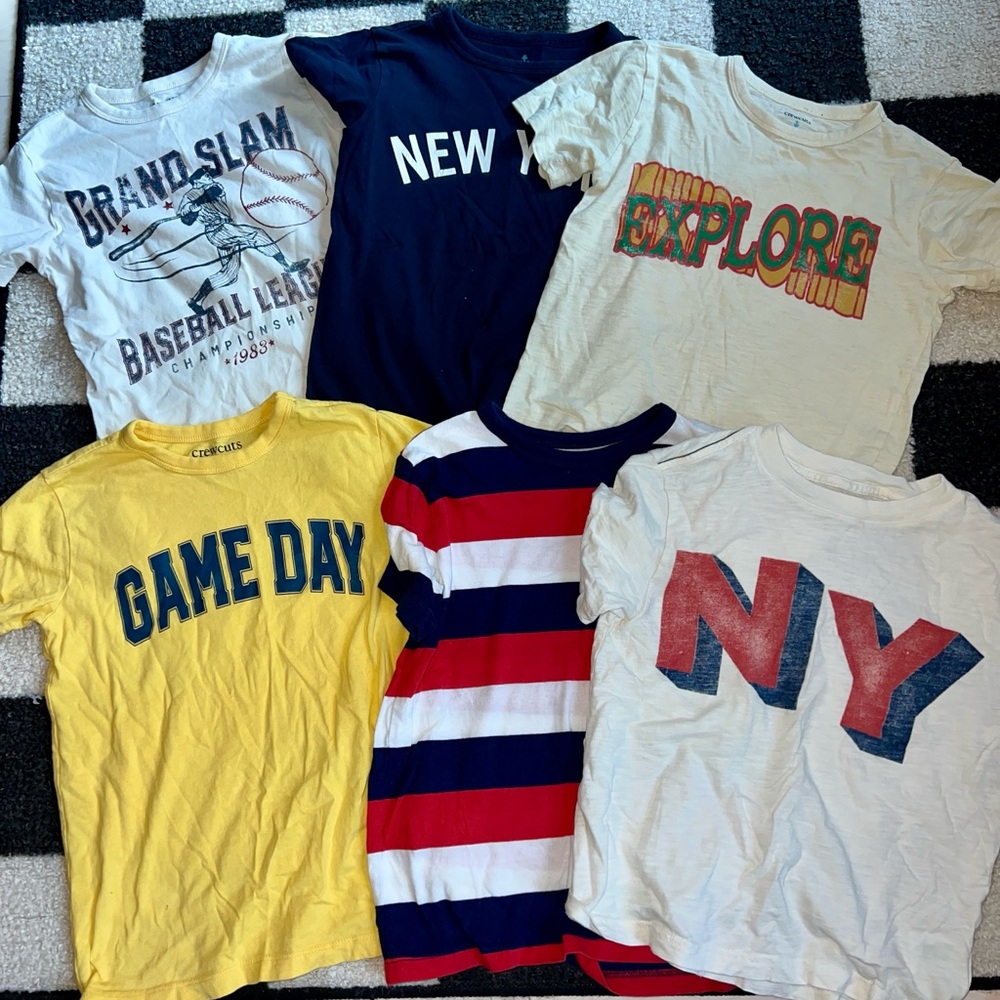 J.Crew Crewcuts Kids Short Sleeve Tees - Multicolor Pack